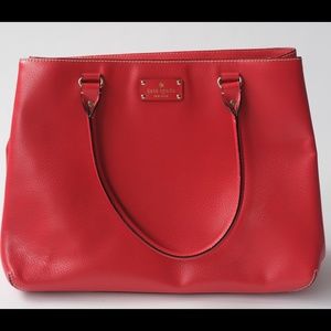 Kate Spade: Bleecker Stencil Hearts Pop Large Tote